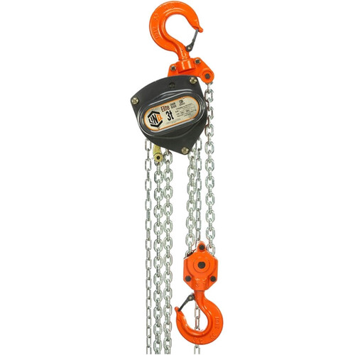 WORKWEAR, SAFETY & CORPORATE CLOTHING SPECIALISTS  - LINQ CHAIN BLOCK ELITE 3 TONNE CAPACITY 3M LONG INDUSTRIAL