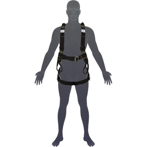 WORKWEAR, SAFETY & CORPORATE CLOTHING SPECIALISTS  - LINQ ESSENTIAL HOT WORKS HARNESS WITH QUICK RELEASE BUCKLE & KEVLAR WEBBING (M-L)