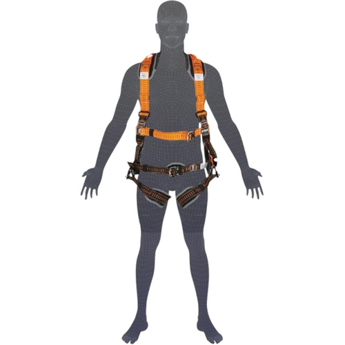 WORKWEAR, SAFETY & CORPORATE CLOTHING SPECIALISTS  - HARNESS- ELITE M/PURPOSE XL-2XL WITH NYLON HARNESS BAG