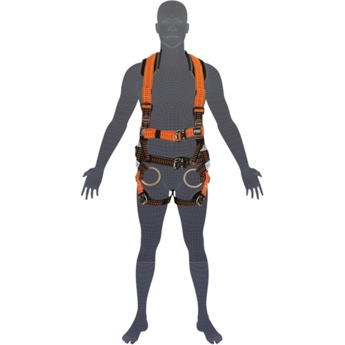 WORKWEAR, SAFETY & CORPORATE CLOTHING SPECIALISTS  - HARNESS - SUPREME - SMALL TOWER WORKER WITH NYLON HARNESS BAG