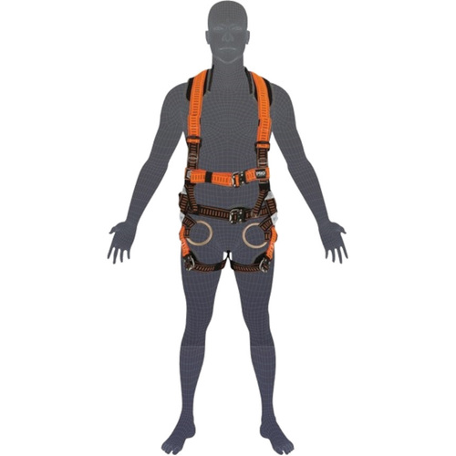 WORKWEAR, SAFETY & CORPORATE CLOTHING SPECIALISTS  - HARNESS - SUPREME - M-L TOWER WORKER WITH NYLON HARNESS BAG