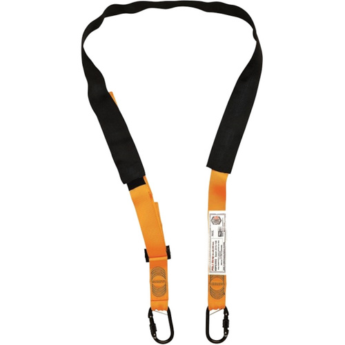 WORKWEAR, SAFETY & CORPORATE CLOTHING SPECIALISTS  - LINQ Pole Strap 2M Double Action Karabiner