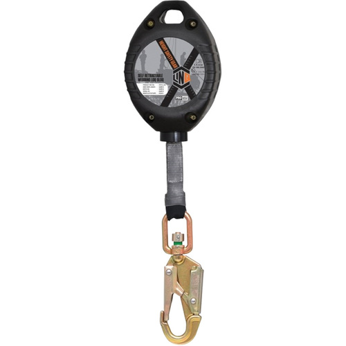 WORKWEAR, SAFETY & CORPORATE CLOTHING SPECIALISTS  - LINQ Self Retractable LOQ-BLOQ Webbing Lanyard 3.5M