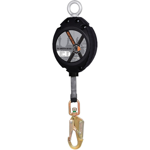 WORKWEAR, SAFETY & CORPORATE CLOTHING SPECIALISTS  - LINQ Self Retractable LOQ-BLOQ Webbing Lanyard 6M