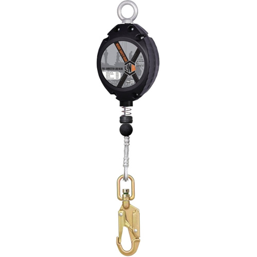 WORKWEAR, SAFETY & CORPORATE CLOTHING SPECIALISTS  - LINQ Self Retractable LOQ-BLOQ Wire Rope Range 140Kg 7M