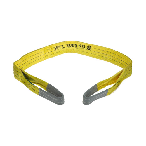 WORKWEAR, SAFETY & CORPORATE CLOTHING SPECIALISTS  - SLING FLAT 8:1 WLL  POLYESTER 3T 1.0M