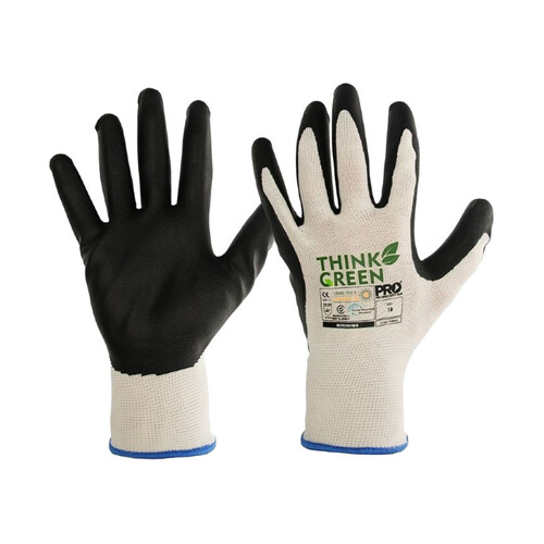 WORKWEAR, SAFETY & CORPORATE CLOTHING SPECIALISTS  - THINK GREEN Nitrile Dip Recycled Glove