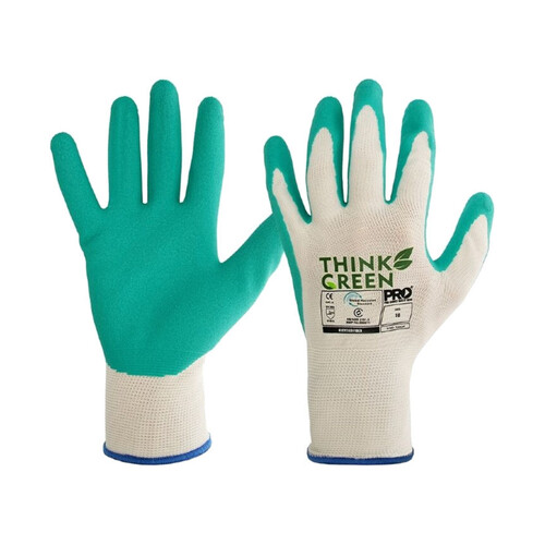 WORKWEAR, SAFETY & CORPORATE CLOTHING SPECIALISTS  - THINK GREEN Latex Grip Recycled Glove