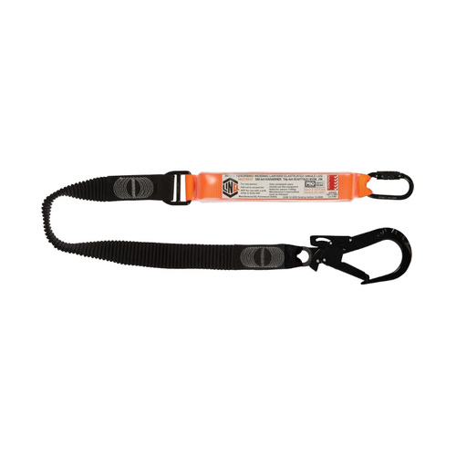 WORKWEAR, SAFETY & CORPORATE CLOTHING SPECIALISTS  - LINQ Elite Single Leg Elasticated Lanyard with Hardware KD & ST