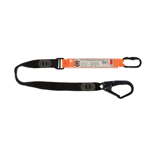 WORKWEAR, SAFETY & CORPORATE CLOTHING SPECIALISTS  - LINQ Elite Single Leg Elasticated Lanyard with Hardware KS & SD