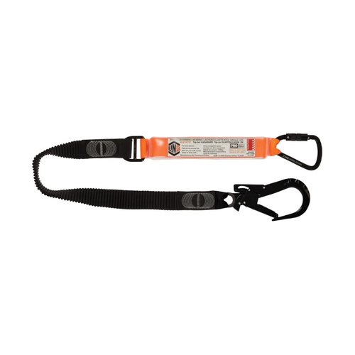 WORKWEAR, SAFETY & CORPORATE CLOTHING SPECIALISTS  - LINQ Elite Single Leg Elasticated Lanyard with Hardware KT & ST