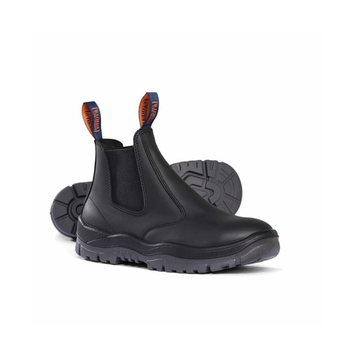 WORKWEAR, SAFETY & CORPORATE CLOTHING SPECIALISTS  - Black Oil Kip Premium Elastic Sided Boot