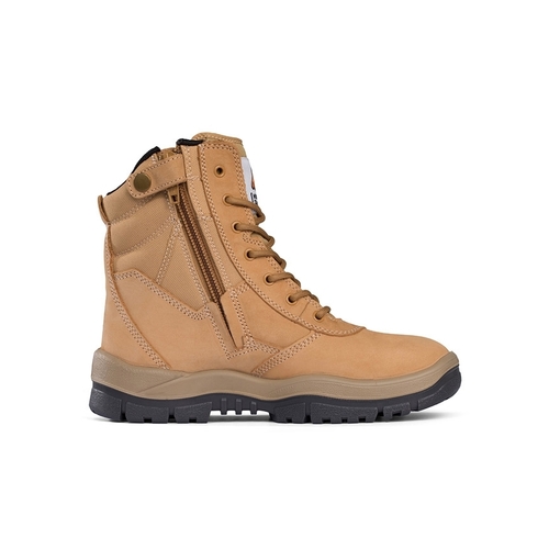 WORKWEAR, SAFETY & CORPORATE CLOTHING SPECIALISTS  - Wheat High Leg ZipSider Boot