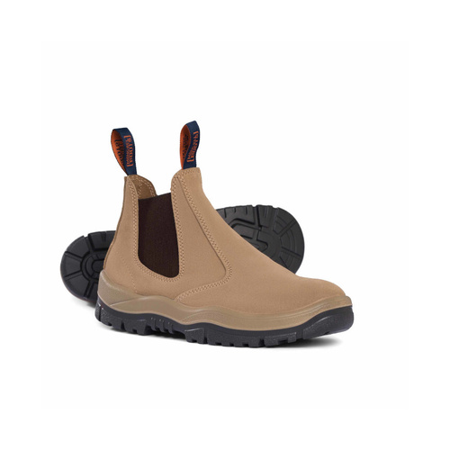 WORKWEAR, SAFETY & CORPORATE CLOTHING SPECIALISTS  - Wheat Suede Non-Safety Elastic Sided Boot