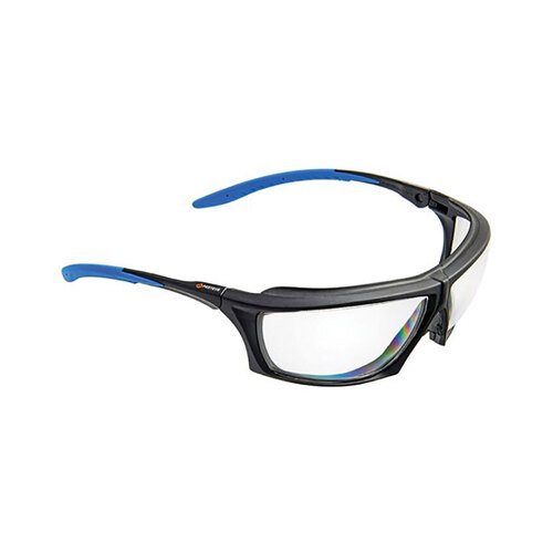 WORKWEAR, SAFETY & CORPORATE CLOTHING SPECIALISTS  - PROTEUS 2 SAFETY GLASSES CLEAR LENS DUST GUARD, RATCHET ARMS