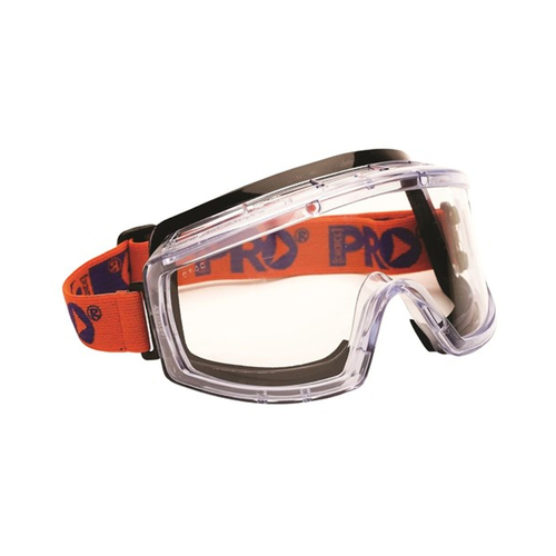 WORKWEAR, SAFETY & CORPORATE CLOTHING SPECIALISTS  - SAFETY GOGGLES 3700 CLEAR LENS ANTI FOG ANTI SCRATCH -NO FOAM