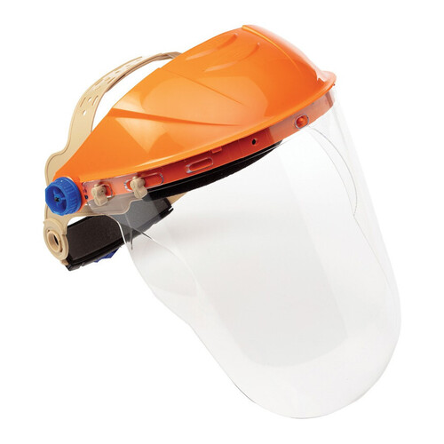 WORKWEAR, SAFETY & CORPORATE CLOTHING SPECIALISTS  - ASSEMBLED BROWGUARD & CLEAR CHIN GUARD VISOR