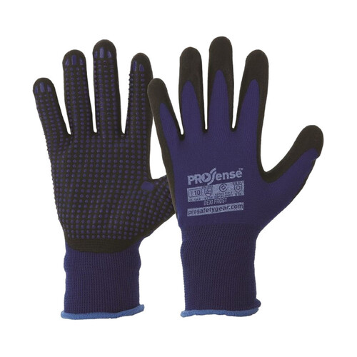 WORKWEAR, SAFETY & CORPORATE CLOTHING SPECIALISTS  - DEXI-FROst Breathable Nitrile Dip with Dots on Winter Liner