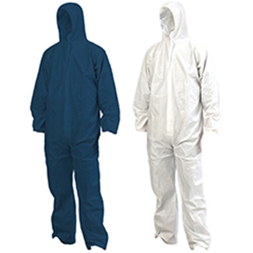 WORKWEAR, SAFETY & CORPORATE CLOTHING SPECIALISTS  - Disp PP Coveralls - Blue