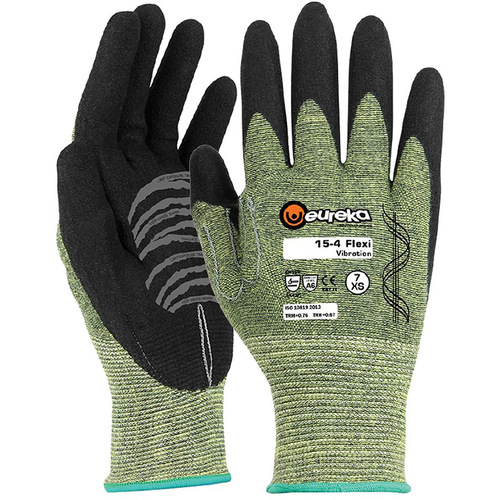 WORKWEAR, SAFETY & CORPORATE CLOTHING SPECIALISTS  - EUREKA15-4 FLEXI VIBE ANTI VIBRATION PALM CUTD LINER