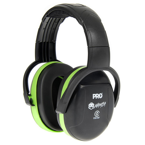 WORKWEAR, SAFETY & CORPORATE CLOTHING SPECIALISTS  - MAMBA SLIMLINE PRO-SERIES EARMUFFS - ADJUSTABLE HEADBAND CLASS 5 29dB