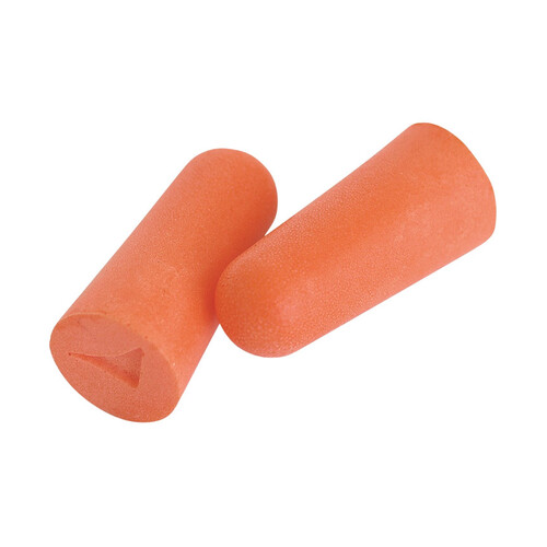 WORKWEAR, SAFETY & CORPORATE CLOTHING SPECIALISTS  - PROBULLET DISPOSABLE UNCORDED EARPLUGS (200 PAIRS PER BOX) Class 5 - 27dB-Orange-OSFA