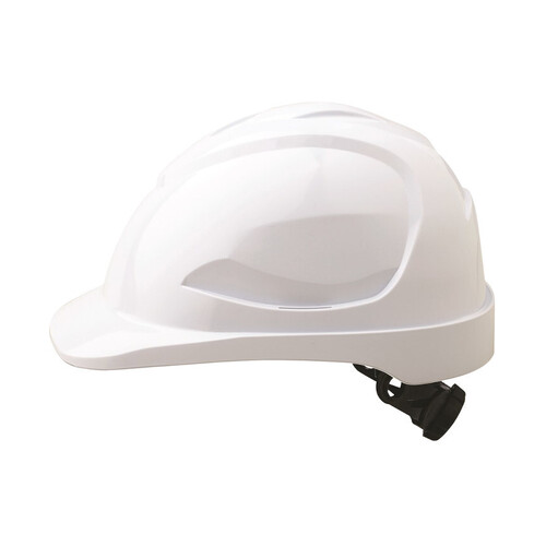 WORKWEAR, SAFETY & CORPORATE CLOTHING SPECIALISTS  - Hard Hat (V9) - UNVENTED, 6 Point RATCHET Harness