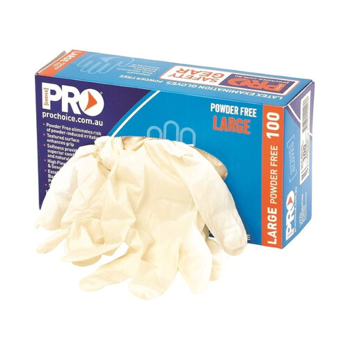 WORKWEAR, SAFETY & CORPORATE CLOTHING SPECIALISTS  - Disp Latex Powder Free Box - 100 pieces