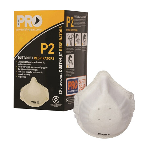 WORKWEAR, SAFETY & CORPORATE CLOTHING SPECIALISTS  - P2 Respirators - Box of 20