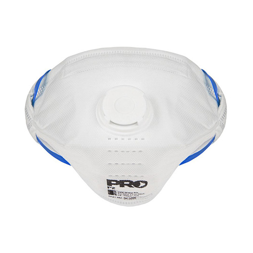 WORKWEAR, SAFETY & CORPORATE CLOTHING SPECIALISTS  - Horizontal Flat Fold P2 Respirator with Valve Box of 10