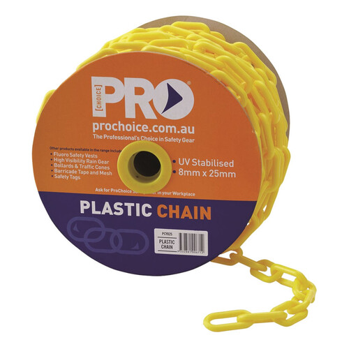 WORKWEAR, SAFETY & CORPORATE CLOTHING SPECIALISTS  - Plastic Chain 8mm x 25m