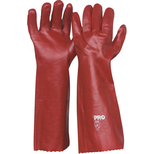 WORKWEAR, SAFETY & CORPORATE CLOTHING SPECIALISTS  - PVC 45cm Gloves