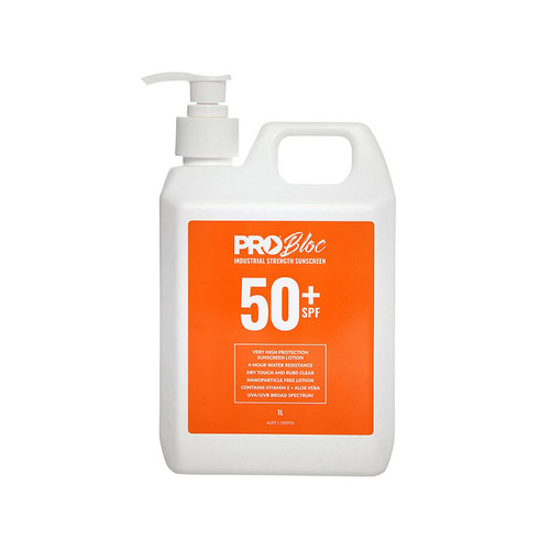 WORKWEAR, SAFETY & CORPORATE CLOTHING SPECIALISTS  - PRO BLOC 50+ Sunscreen