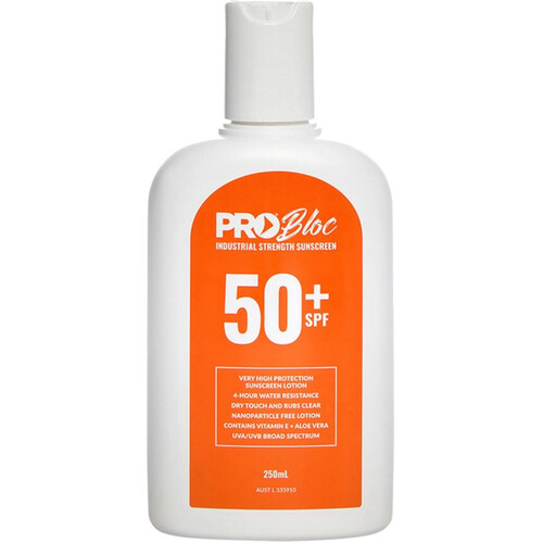 WORKWEAR, SAFETY & CORPORATE CLOTHING SPECIALISTS  - PRO BLOC 50+ Sunscreen