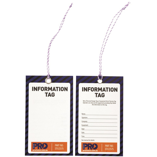 WORKWEAR, SAFETY & CORPORATE CLOTHING SPECIALISTS  - Safety Tag