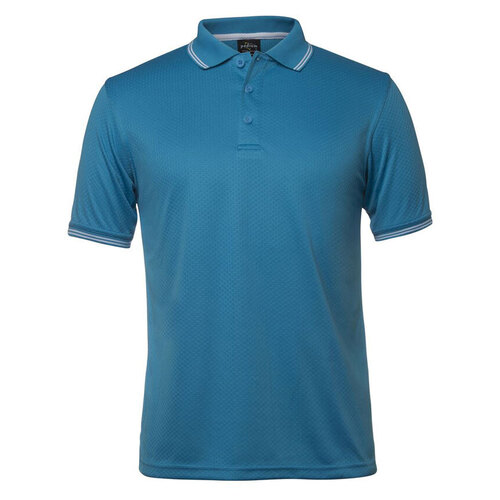 WORKWEAR, SAFETY & CORPORATE CLOTHING SPECIALISTS  - Jacquard Contrast Polo