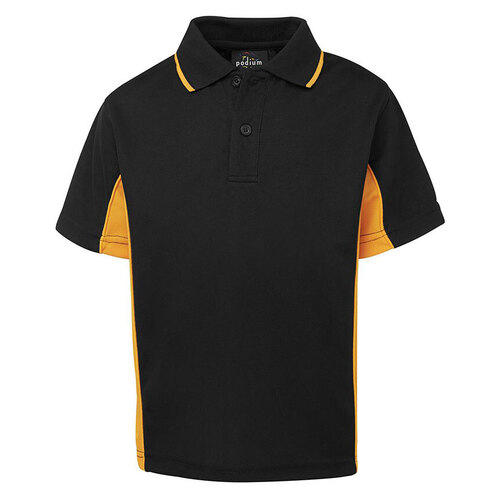 WORKWEAR, SAFETY & CORPORATE CLOTHING SPECIALISTS  - Podium Kids Contrast Polo