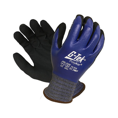 WORKWEAR, SAFETY & CORPORATE CLOTHING SPECIALISTS  - G-TEK POLYKOR X7 DUAL COAT 18 GAUGE NITRILE