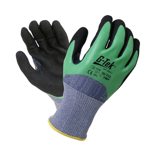 WORKWEAR, SAFETY & CORPORATE CLOTHING SPECIALISTS  - G-TEK WET WORK 3 NITRILE COAT PVC 3/4 DIPPED