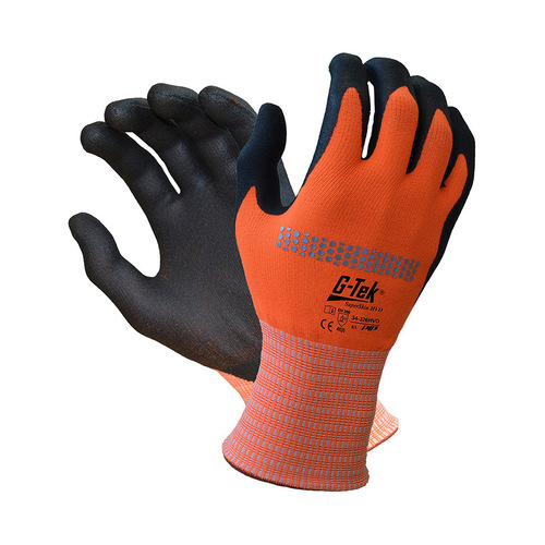 WORKWEAR, SAFETY & CORPORATE CLOTHING SPECIALISTS  - G-TEK SUPERSKIN HI VIS SKIN ORANGE CONTOURING TECHNOLOGY