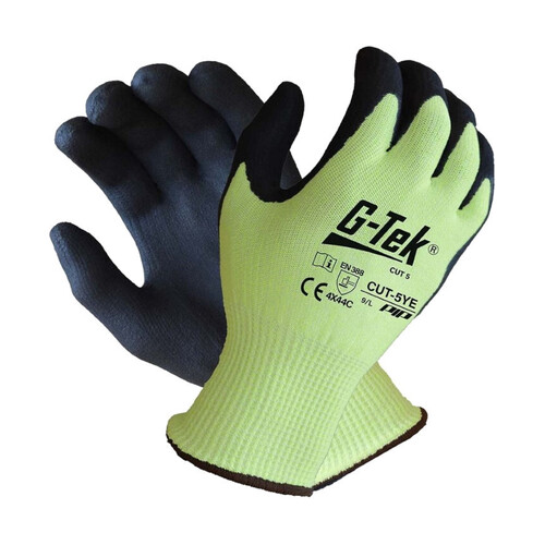 WORKWEAR, SAFETY & CORPORATE CLOTHING SPECIALISTS  - G-TEK CUT C HPPE GLASS LINER HI-VIS