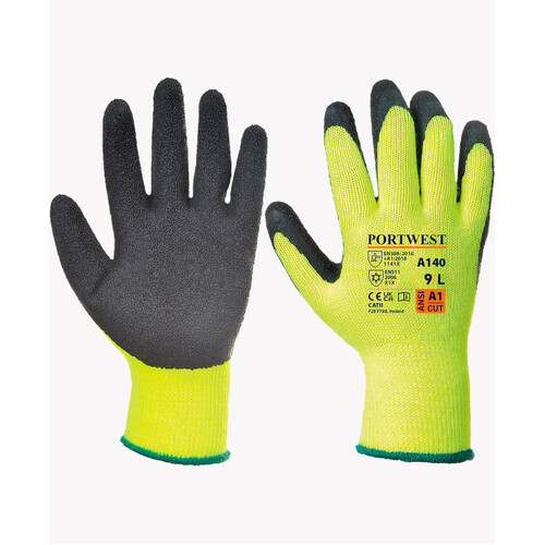 WORKWEAR, SAFETY & CORPORATE CLOTHING SPECIALISTS  - Thermal Grip Glove - Latex