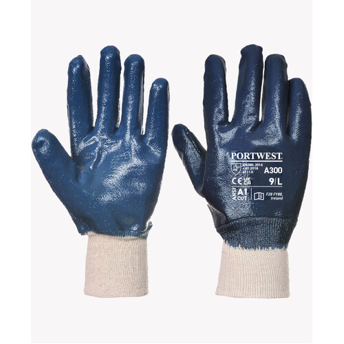 WORKWEAR, SAFETY & CORPORATE CLOTHING SPECIALISTS  - Nitrile Knitwrist Glove