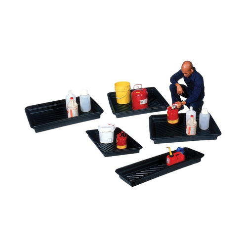 WORKWEAR, SAFETY & CORPORATE CLOTHING SPECIALISTS  - PRATT UTILITY TRAY BLACK 45LTR