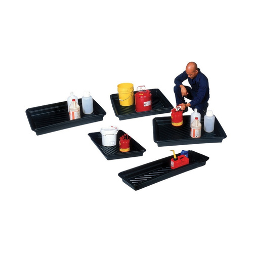 WORKWEAR, SAFETY & CORPORATE CLOTHING SPECIALISTS  - PRATT UTILITY TRAY BLACK 91LTR