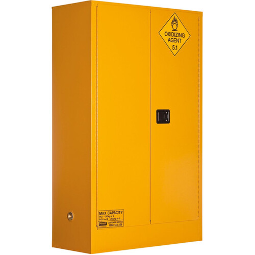 WORKWEAR, SAFETY & CORPORATE CLOTHING SPECIALISTS  - PRATT OXIDIZING AGENT CABINET 250LTR. 2 DOOR, 3 SHELF