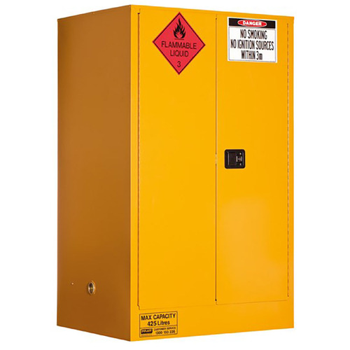 WORKWEAR, SAFETY & CORPORATE CLOTHING SPECIALISTS  - PRATT FLAMMABLE CABINET 425LTR 2 DOOR, 3 SHELF