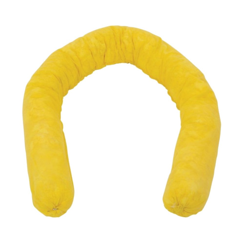 WORKWEAR, SAFETY & CORPORATE CLOTHING SPECIALISTS  - PRATT YELLOW HAZCHEM BOOM 840G / 7.6CM X 2.4M