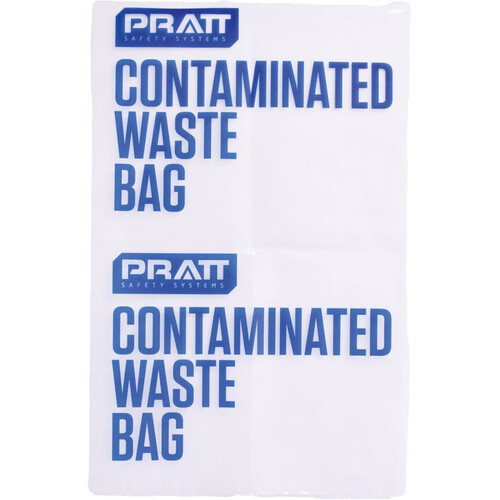 WORKWEAR, SAFETY & CORPORATE CLOTHING SPECIALISTS  - PRATT CONTAMINATED WASTE BAG  PACK OF 10 BAGS