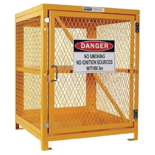 WORKWEAR, SAFETY & CORPORATE CLOTHING SPECIALISTS  - PRATT AEROSOL CAGE 2 STORAGE LEVELS UP TO 200 CANS. FLAT PACKED